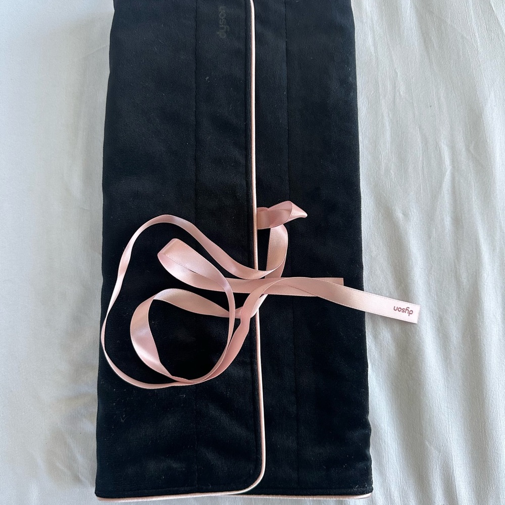 Dyson Airwrap Travel Pouch - Black & Rosé Pink (New)